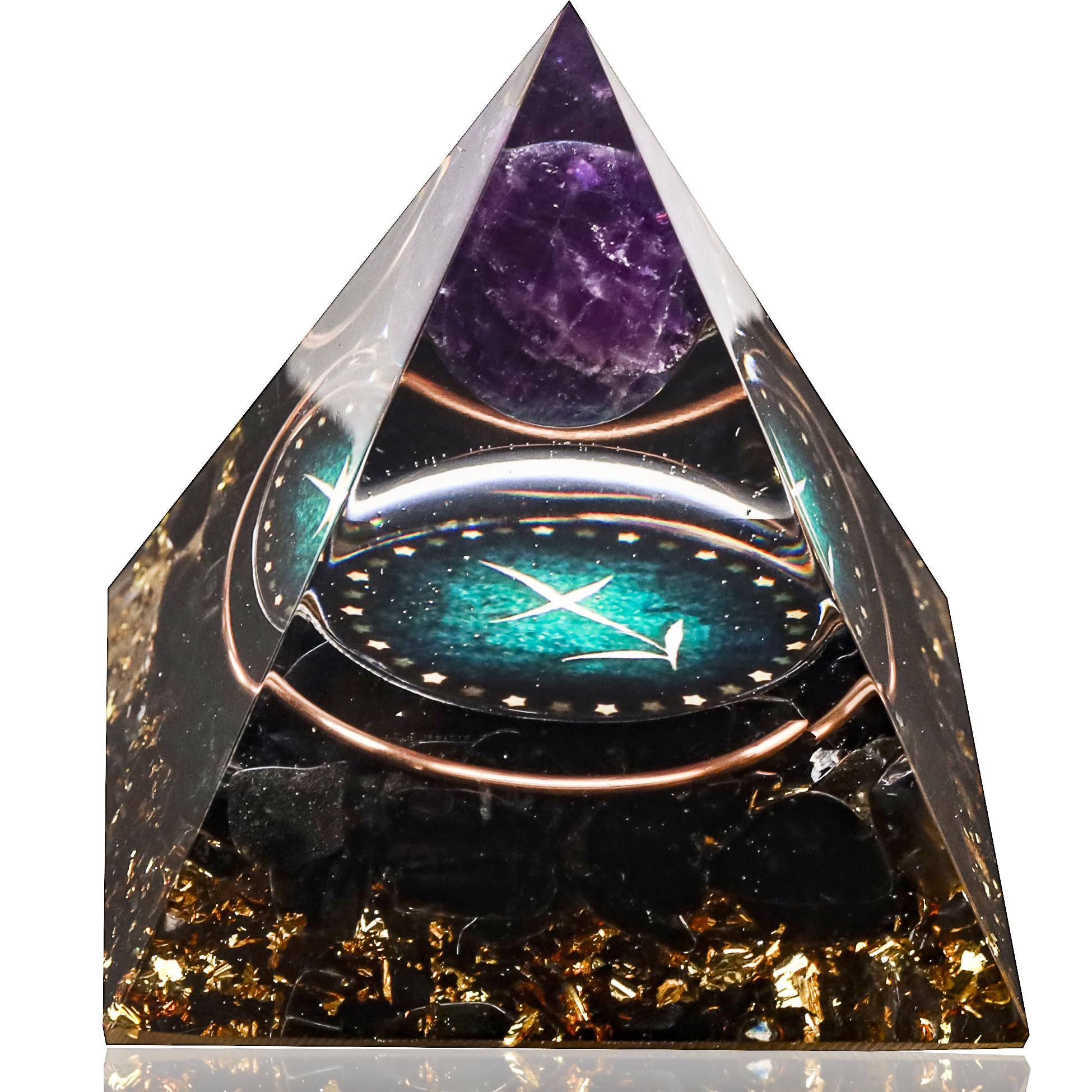 12 Zodiac Orgone Pyramid Sagittarius