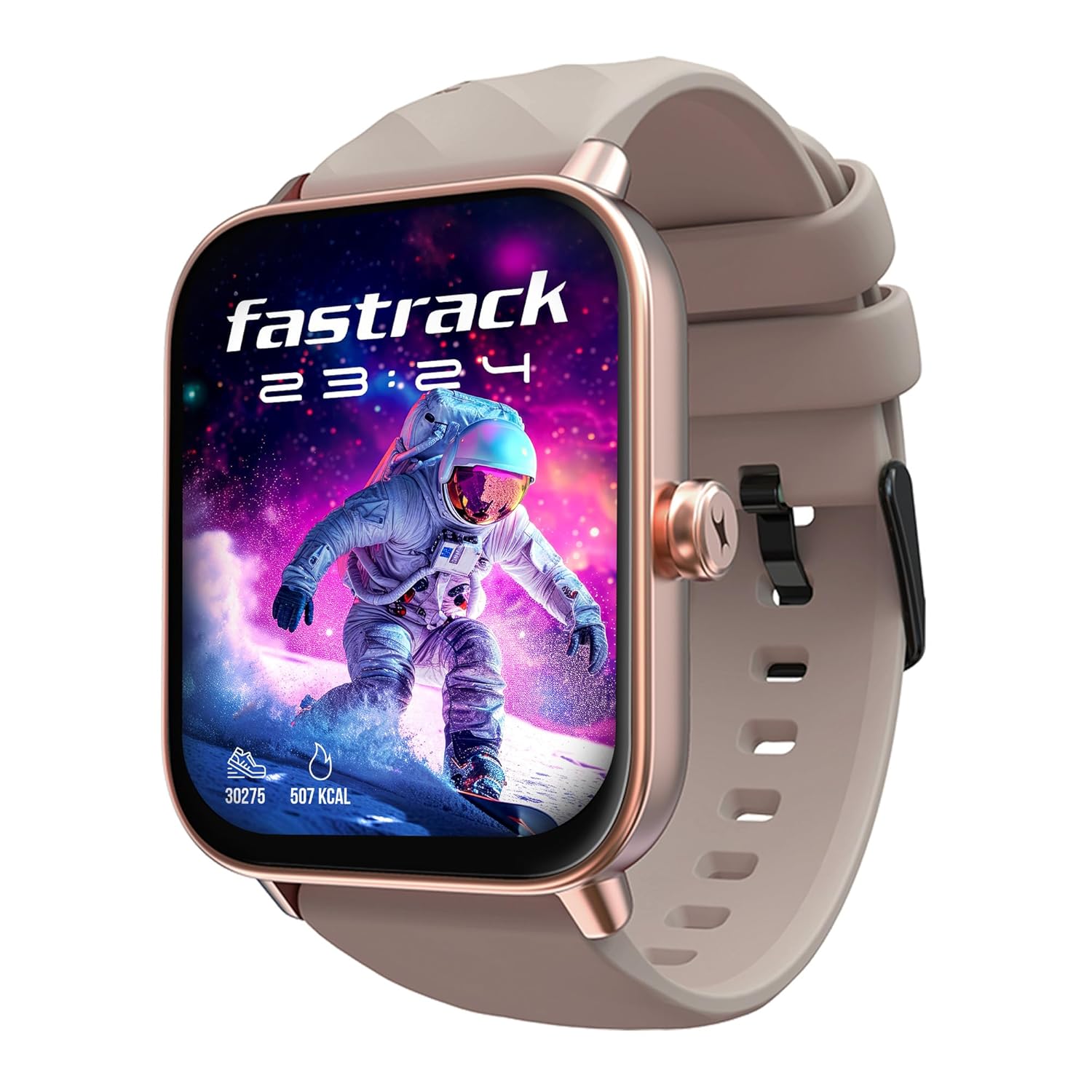 Fastrack Limitless Glide X 1.83″ Smart Watch with Ultra UV HD Display, SpO2, Heart Rate & Sleep Tracking, Bluetooth Calling, 100+ Sports Modes, 5-Day Battery, Smartwatch for Men & Women (Beige) Fastrack Limitless Glide X 1.83″ Smart Watch with Ultra UV HD Display, SpO2, Heart Rate & Sleep Tracking, Bluetooth Calling, 100+ Sports Modes, 5-Day Battery, Smartwatch for Men & Women (Beige)