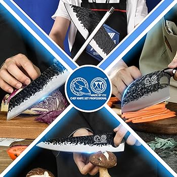 Amazon.com: XYJ Professional Serbian Chef Knife Set with