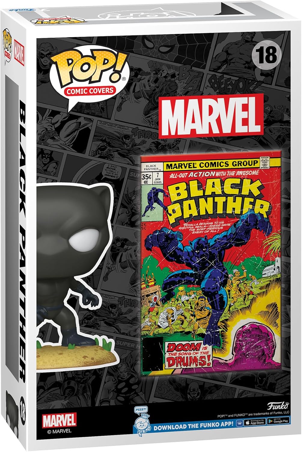 Funko Pop! Comic Cover: Marvel - Black Panther