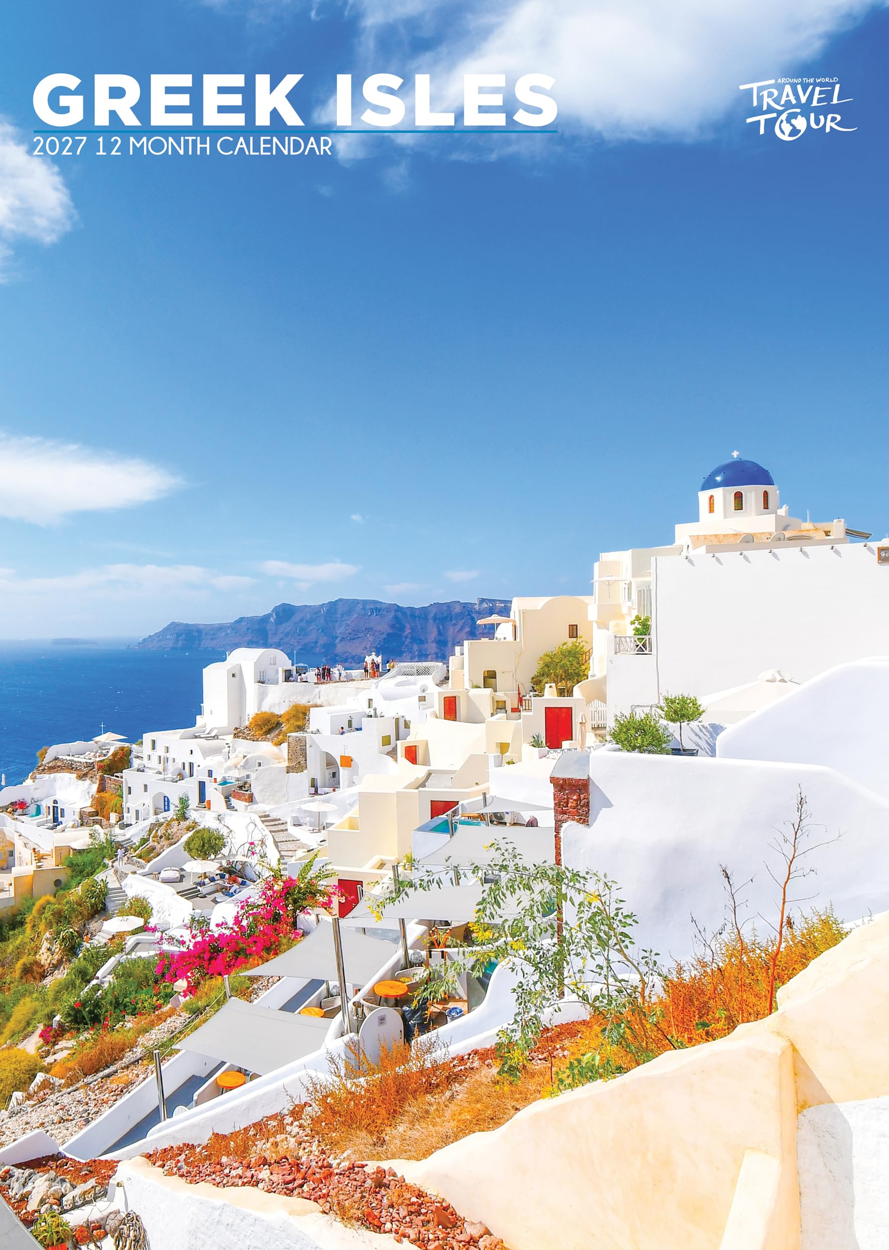Greek Isles - A3 Calendar 2027