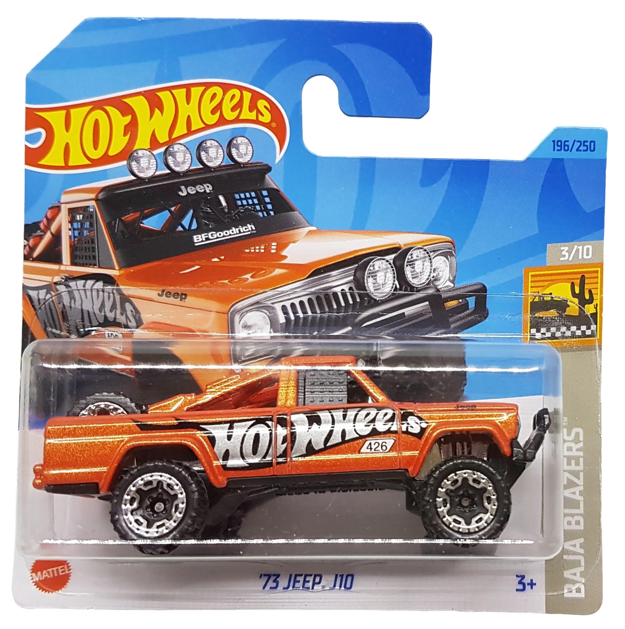 Hot Wheels - ´73 Jeep J10 - Baja Blazers 3/10 - HKG61 - Short Card