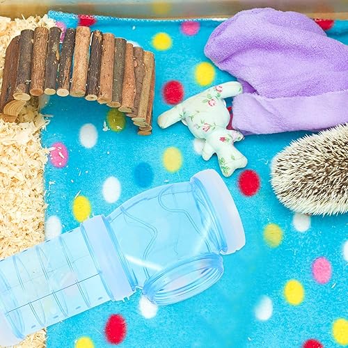 Miniatura 4 de Juego de tubos para hámster, túnel transparente para bricolaje, conector de ejercicio curvado, accesorios de jaula para hámster pequeños animales,