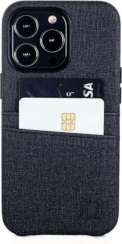 Miniatura 6 de Dockem Funda tipo cartera para iPhone 13 Pro con placa de metal integrada para montaje magnético y 2 bolsillos para tarjetas de crédito Luxe M2,