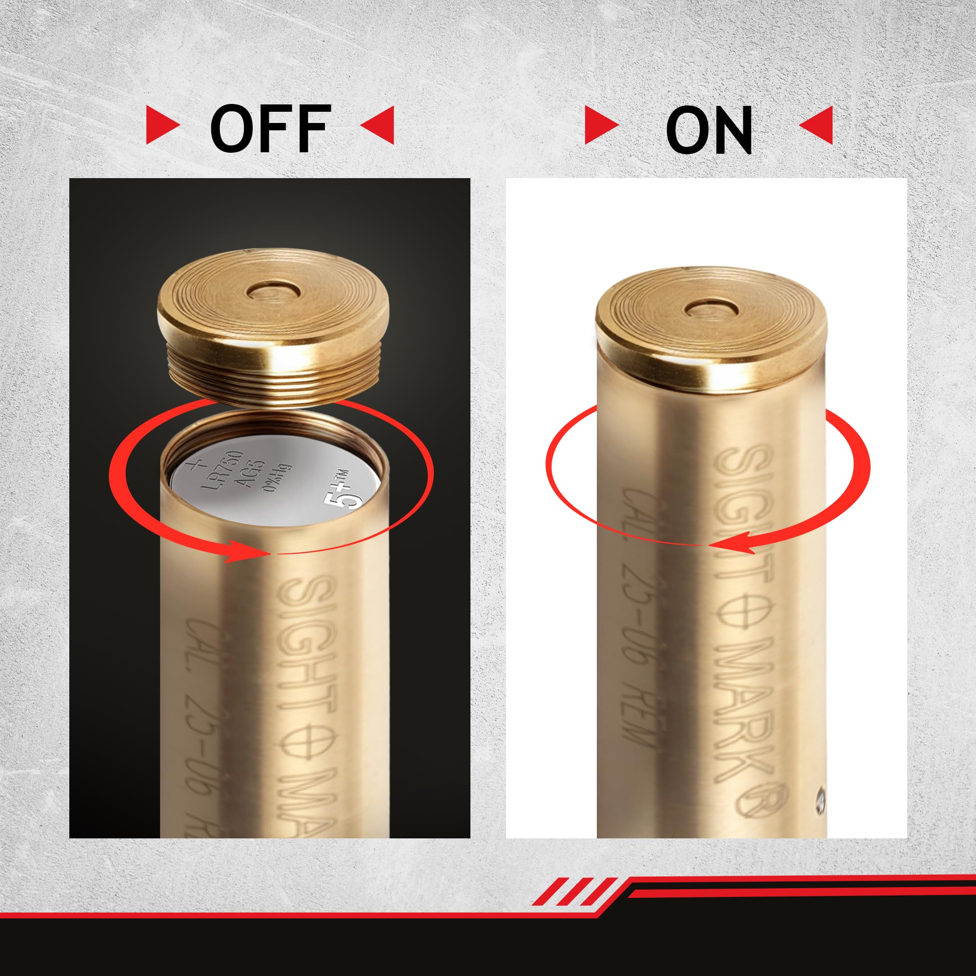 LASER COLIMADOR CAL. 30-06, 270, 25-06.