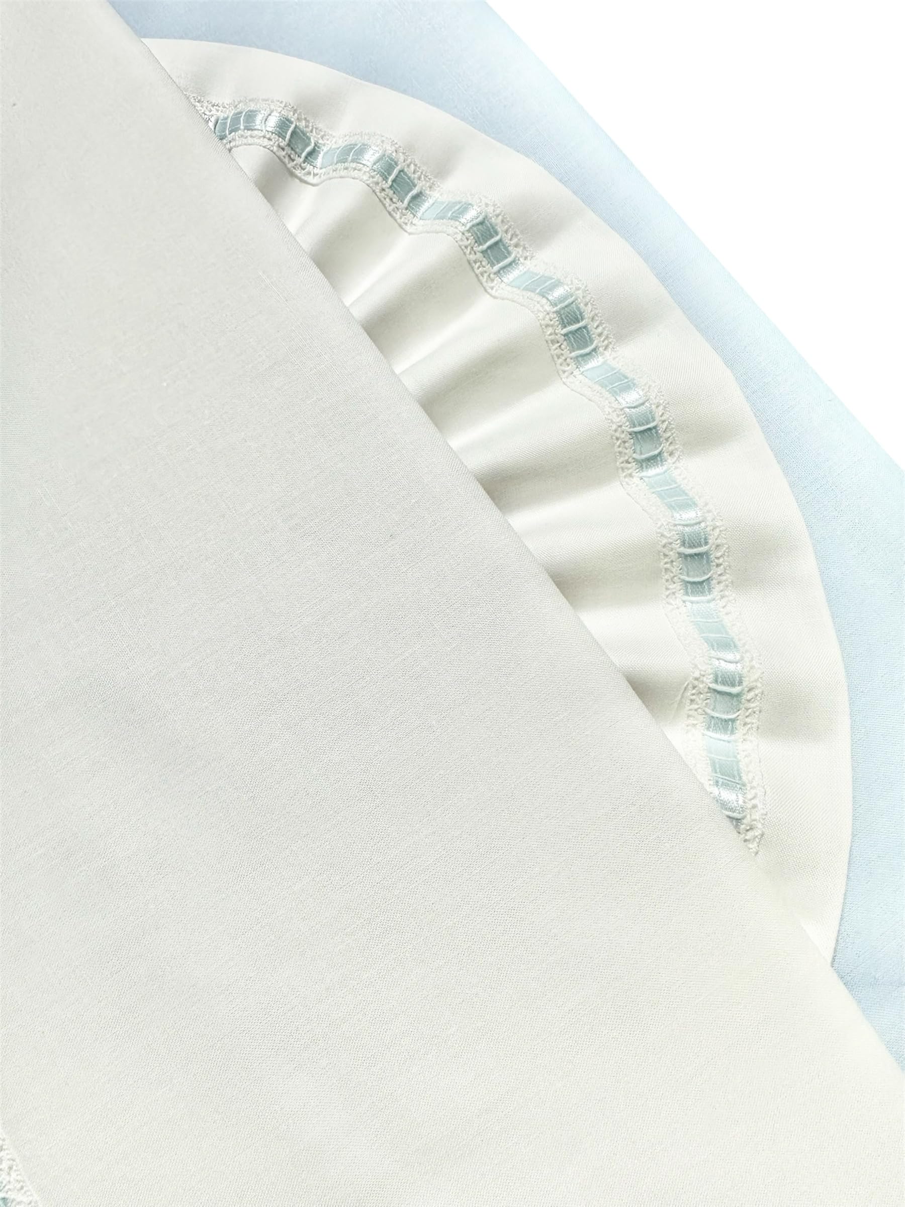 ADF Lenzuolo Lettino Neonato 100% Cotone Made in Italy – Set 3 Pezzi con Lenzuolo Sopra, Sotto e Federe – Biancheria Culla e Lettino 120x180 cm