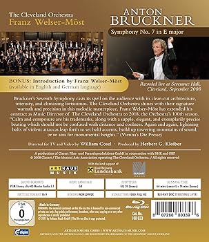 その他 Sym 7 in E Major [Blu-ray] 9jupf8b Bruckner: Symphony No.7 in E major, WAB107 (Nowak edition