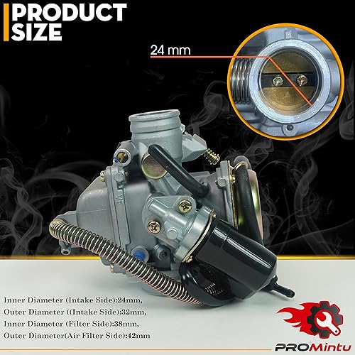 Miniatura 6 de Carburador Reemplaza para American YardSport Sportworks YS200 200 XLT UTV 14925 150cc Motor, 4 tiempos GY6 ATV, scooters, ciclomotores, motor Go