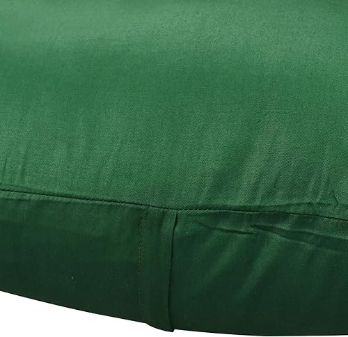 Miniatura 9 de Juego de 4 fundas cuadradas de algodón para cojín, cómodas, decorativas y de color liso (solo funda, sin relleno)