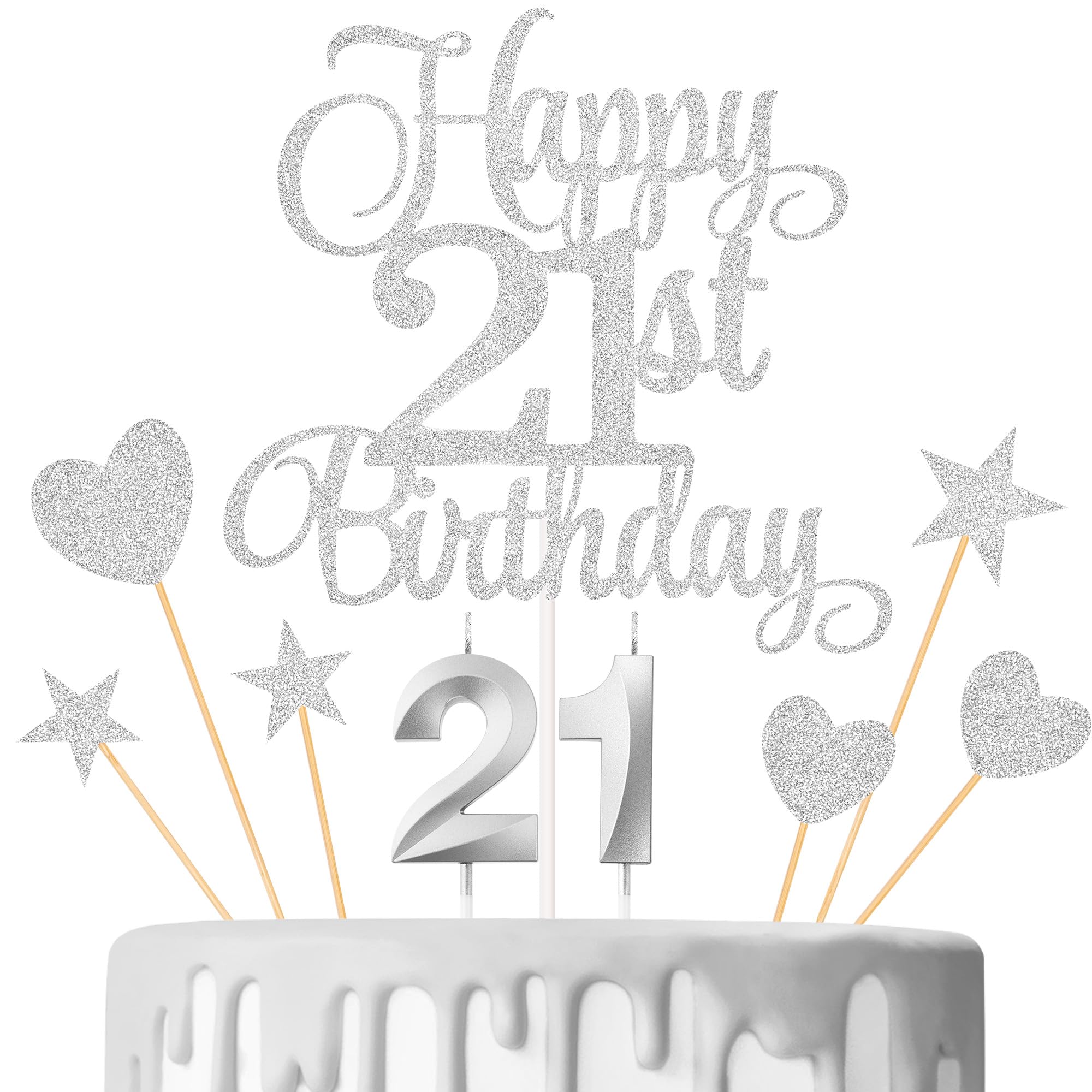 21st Birthday Cake Toppers