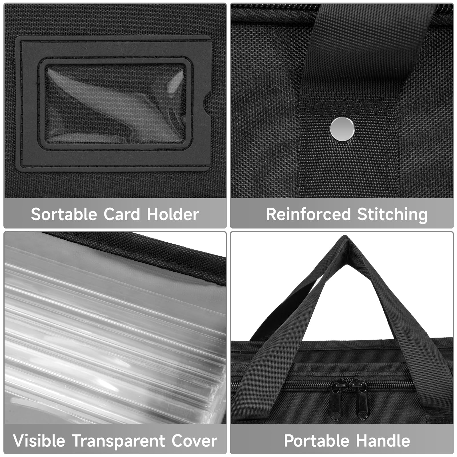 AKOZLIN Lot de 6 boîtes de rangement pour CD, couvercle en PVC transparent, étiquettes, peut contenir 31 étuis | Couvercle en PVC transparent, étiquettes d'index, peut contenir 31 boîtiers CD ou 170 disques, support pour CD