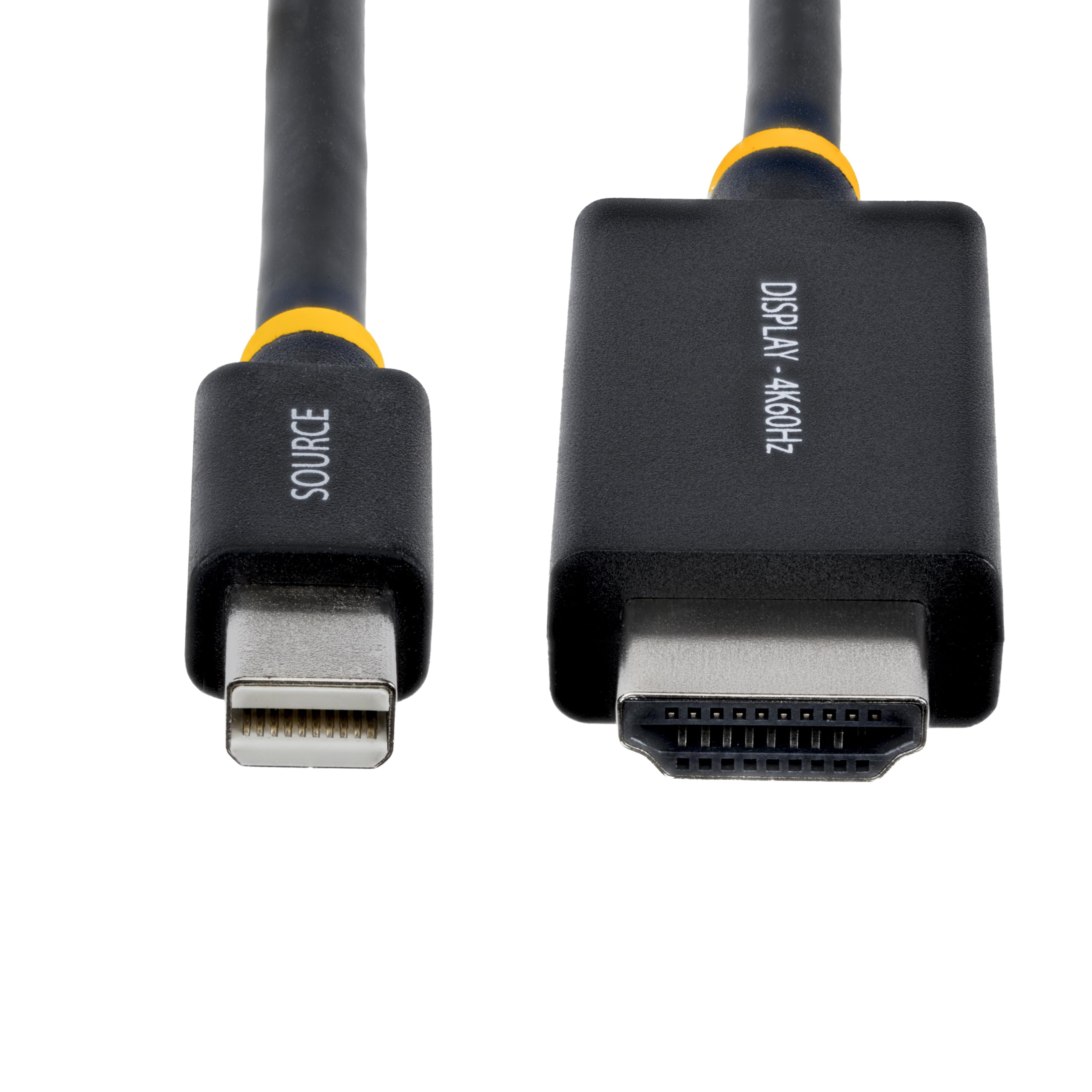 StarTech Câble Adaptateur Mini DisplayPort vers HDMI 2m, 4K 60Hz, HBR3, HDCP 2.3, DPCP, MDP vers HDMI 2.0, Convertisseur Vidéo Actif