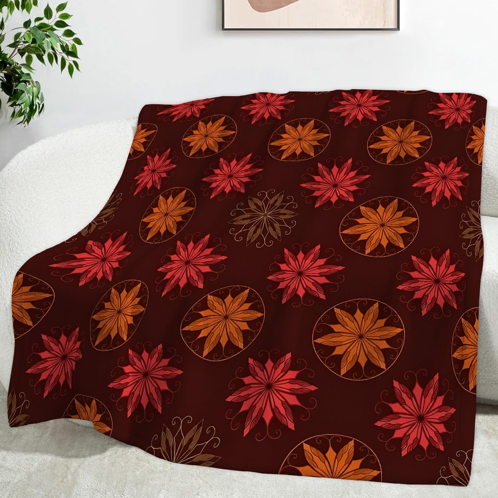 Couverture flanelle style rétro pour des moments chaleureux