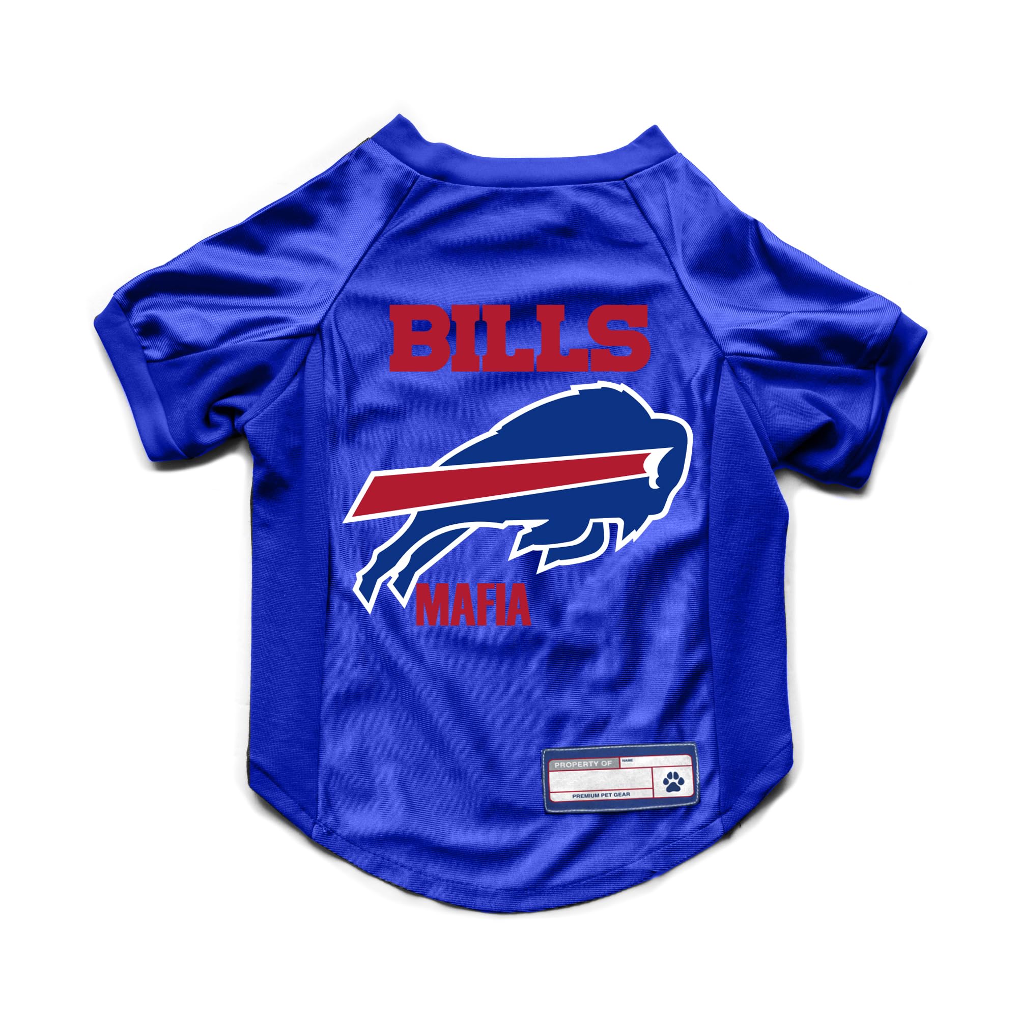 Littlearth NFL Buffalo Bills Stretch Pet Jersey, Team Color, X-Small — image 1