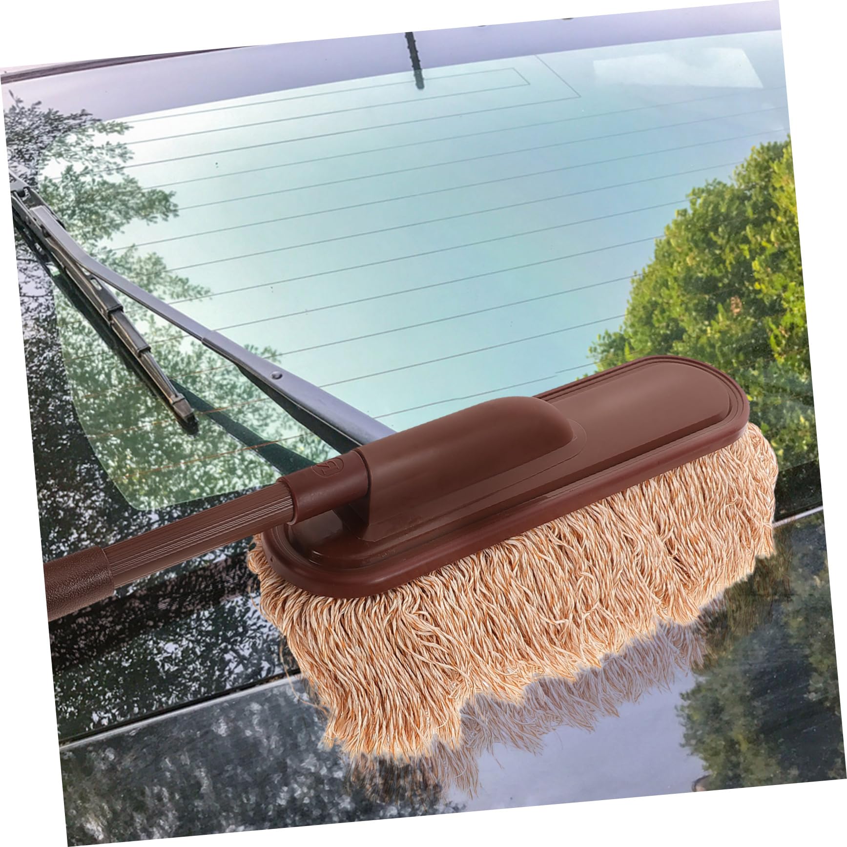 Plumero Extensible para Coche con Cerdas Suaves y Mango Telescópico