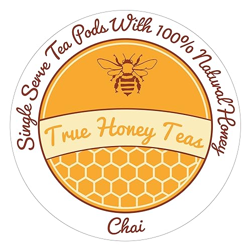 Miniatura 1 de True Honey Chai Tea K Cups - Cristales de miel mezclados en cada cápsula de té - Proporcionando bienestar a base de hierbas - Canela clavo cilantro