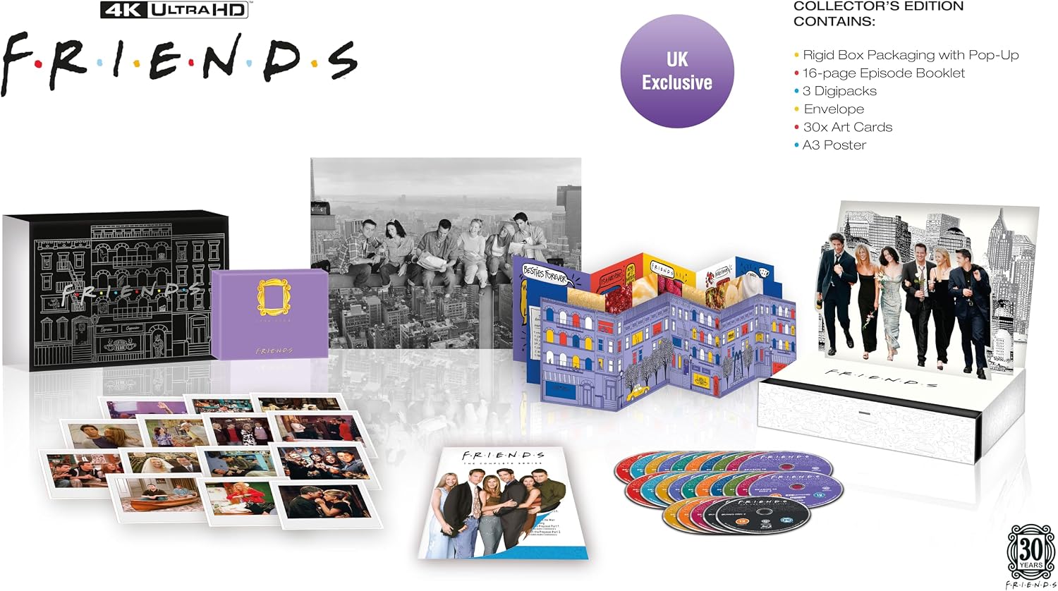 Friends Complete Series Collector's Edition [UK Exclusive] [4K Ultra HD] [2024]