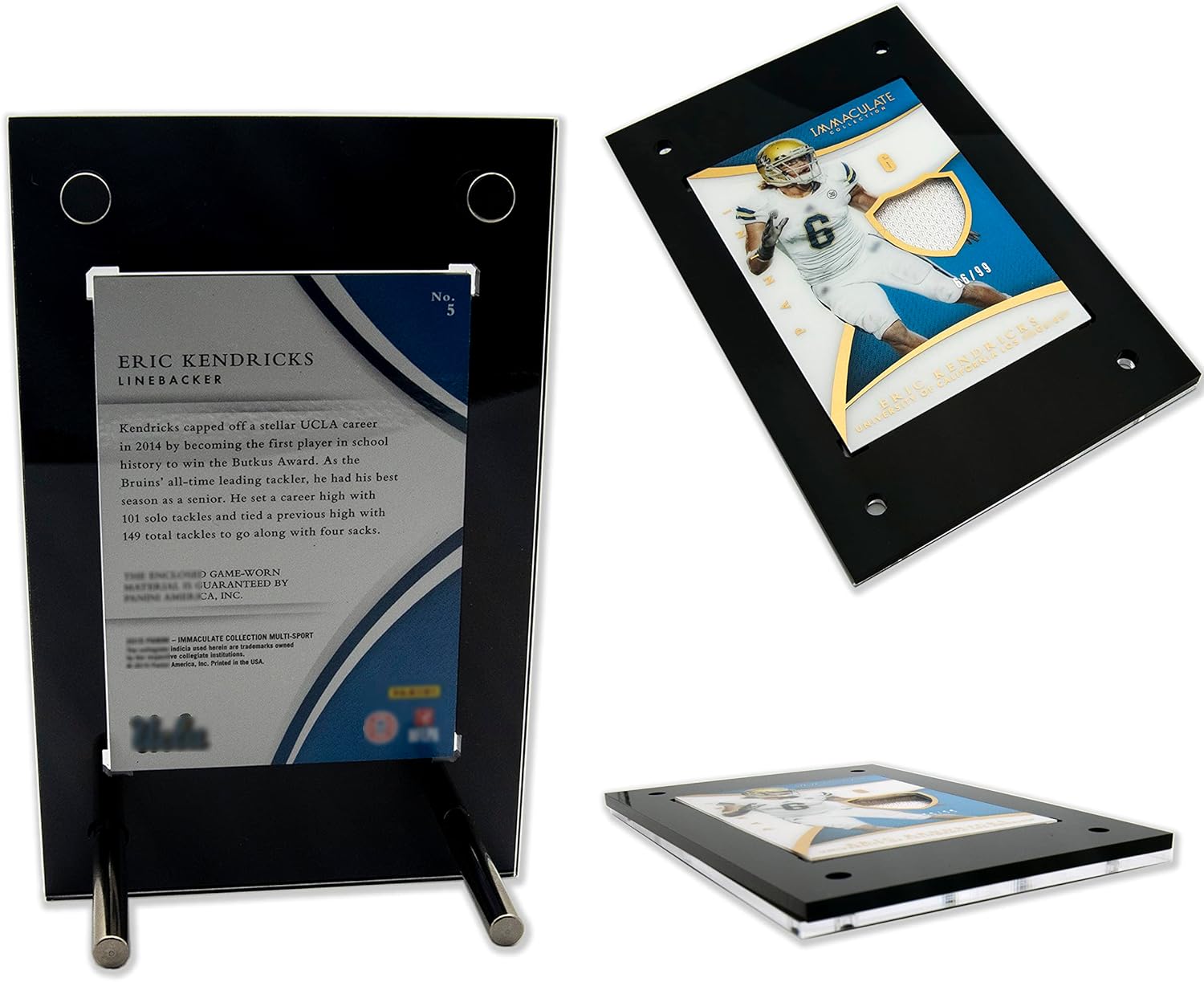 Trading Card Holder with Screwdown Multiple Display Options