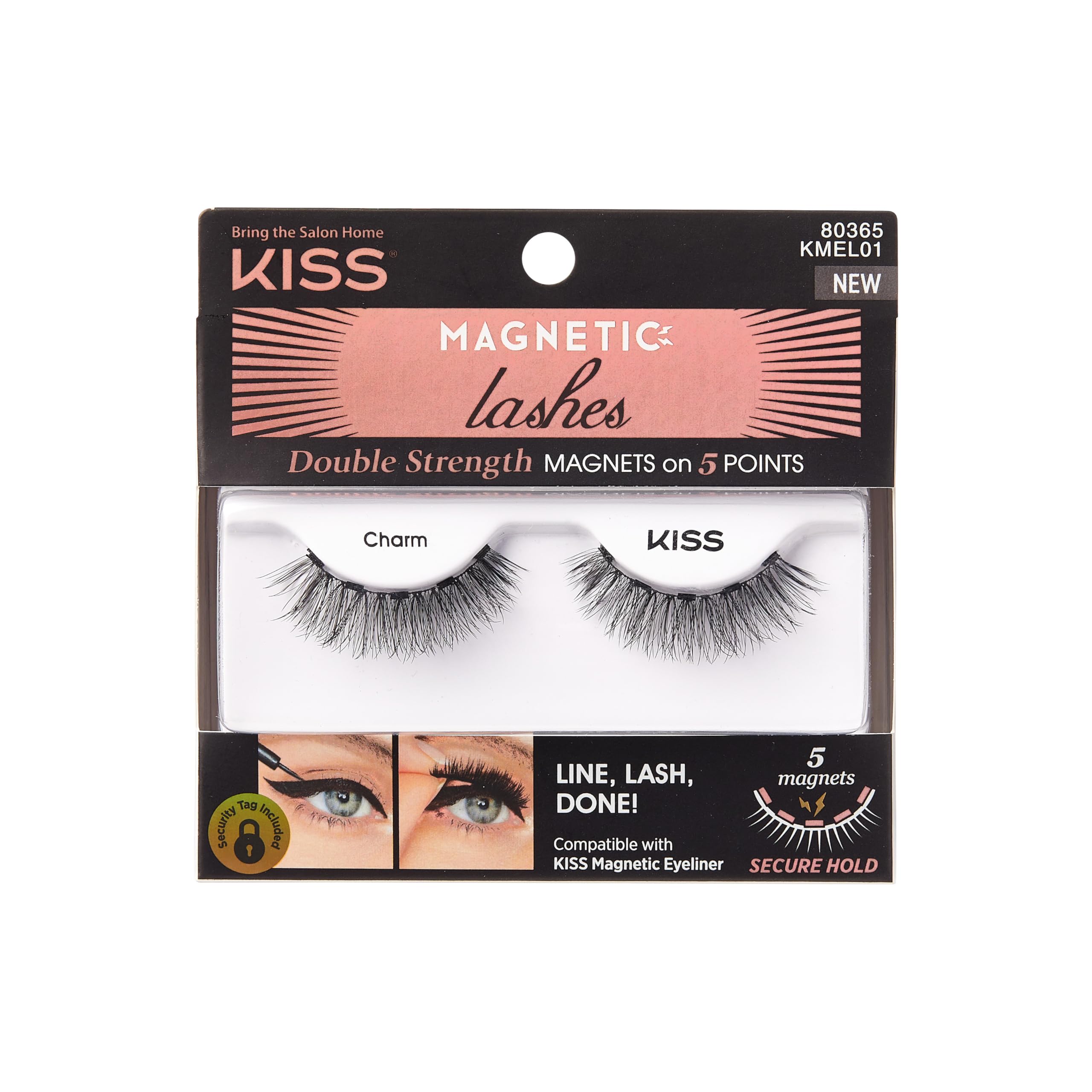 Kiss Kmel01C Magnetic Lashes - Charm