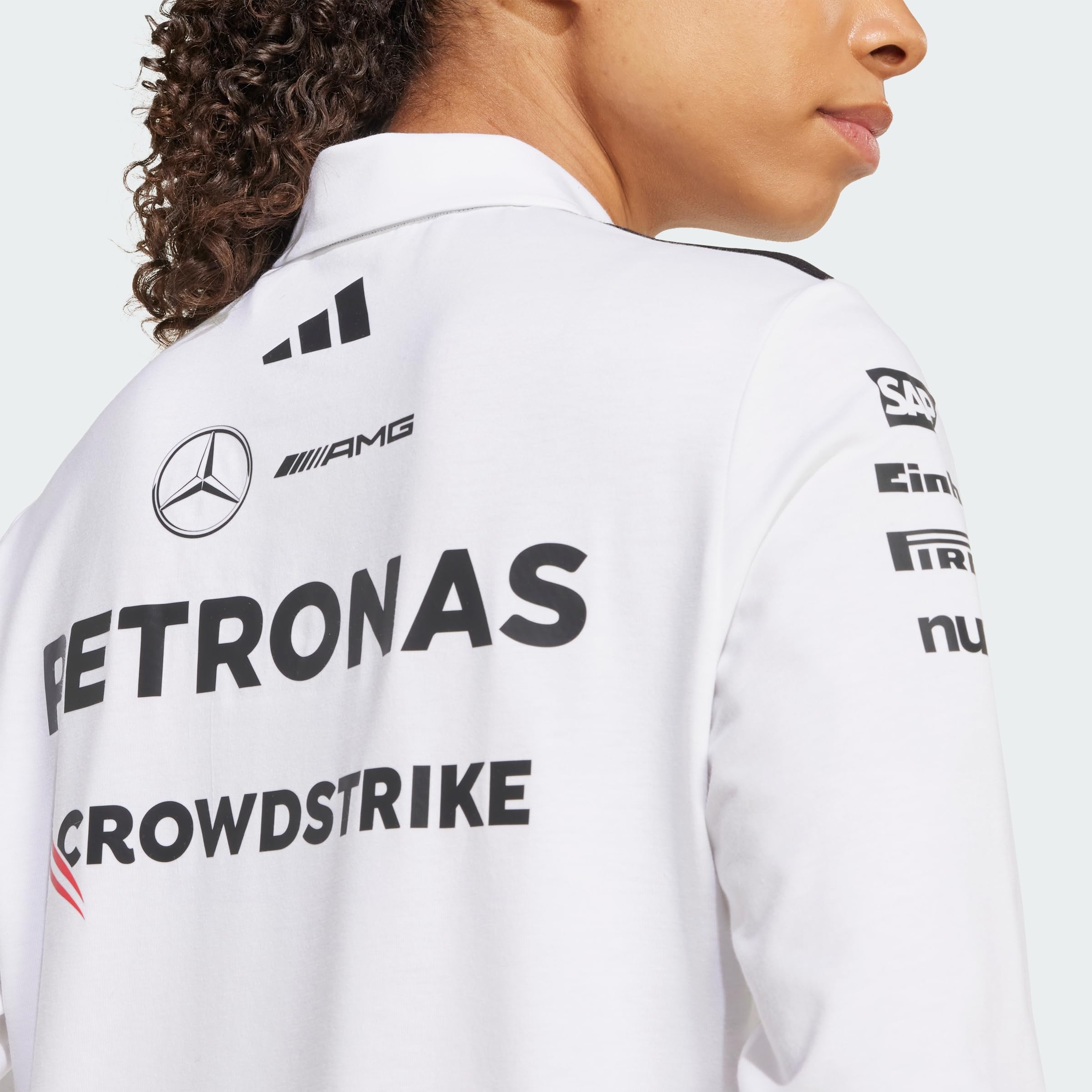 Adidas Mujer Mercedes - AMG Petronas Formula One Team Team Polo Long Sleeve Women