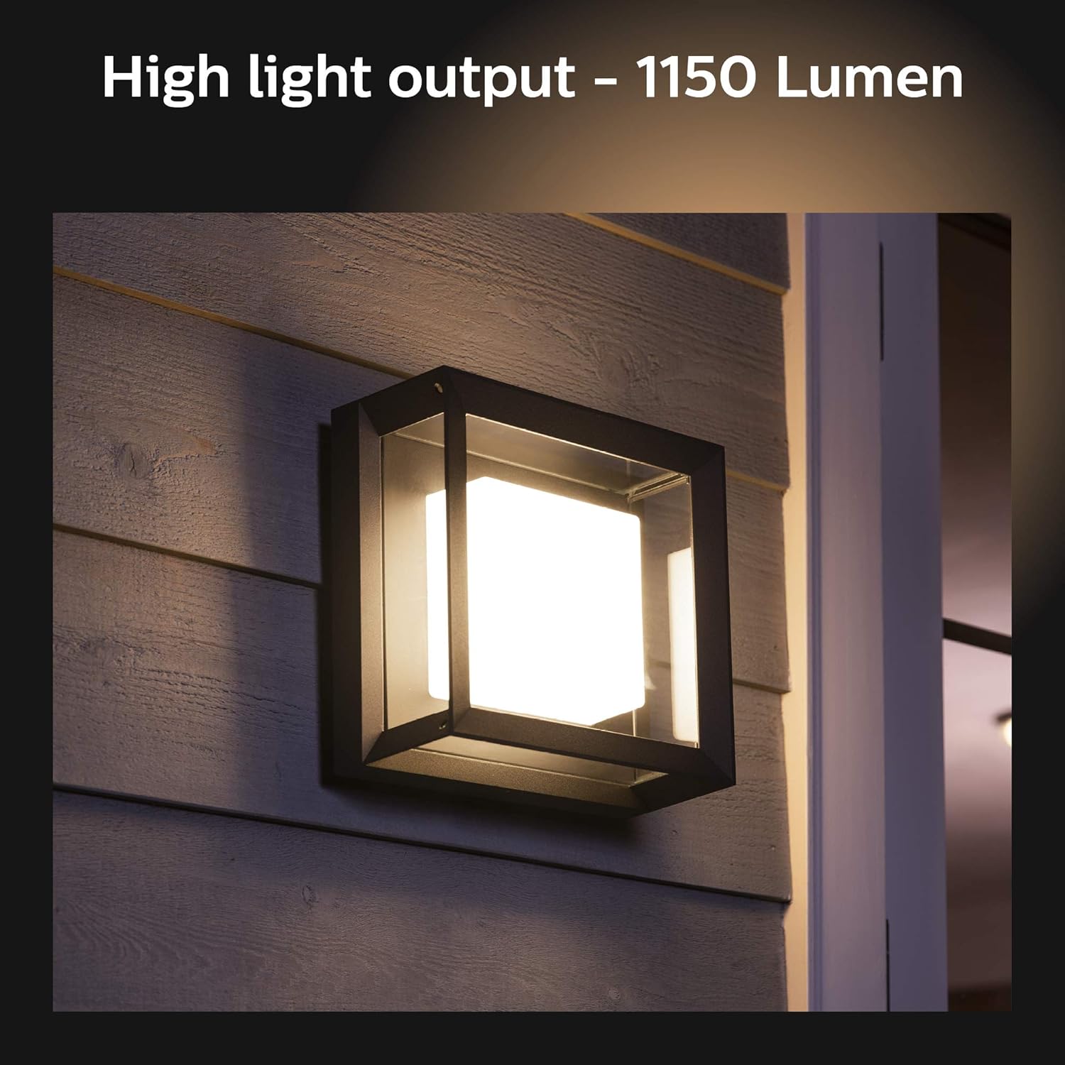 Wееklу Tор Sаlе Philips Hue Econic Outdoor White & Color Wall & Ceiling Light Fixture (Hue Hub Required, Works with Alexa, Apple Homekit & Google Assistant) Amаzіng 🔥 Philips Hue Econic Outdoor White & Color Wall & Ceiling Light Fixture (Hue Hub Required, Works with Alexa, Apple Homekit & Google Assistant)