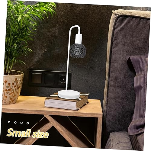 Miniatura 4 de Cubierta de luz de jaula de metal Pantalla de lámpara de repuesto decorativa gris pantalla de lámpara