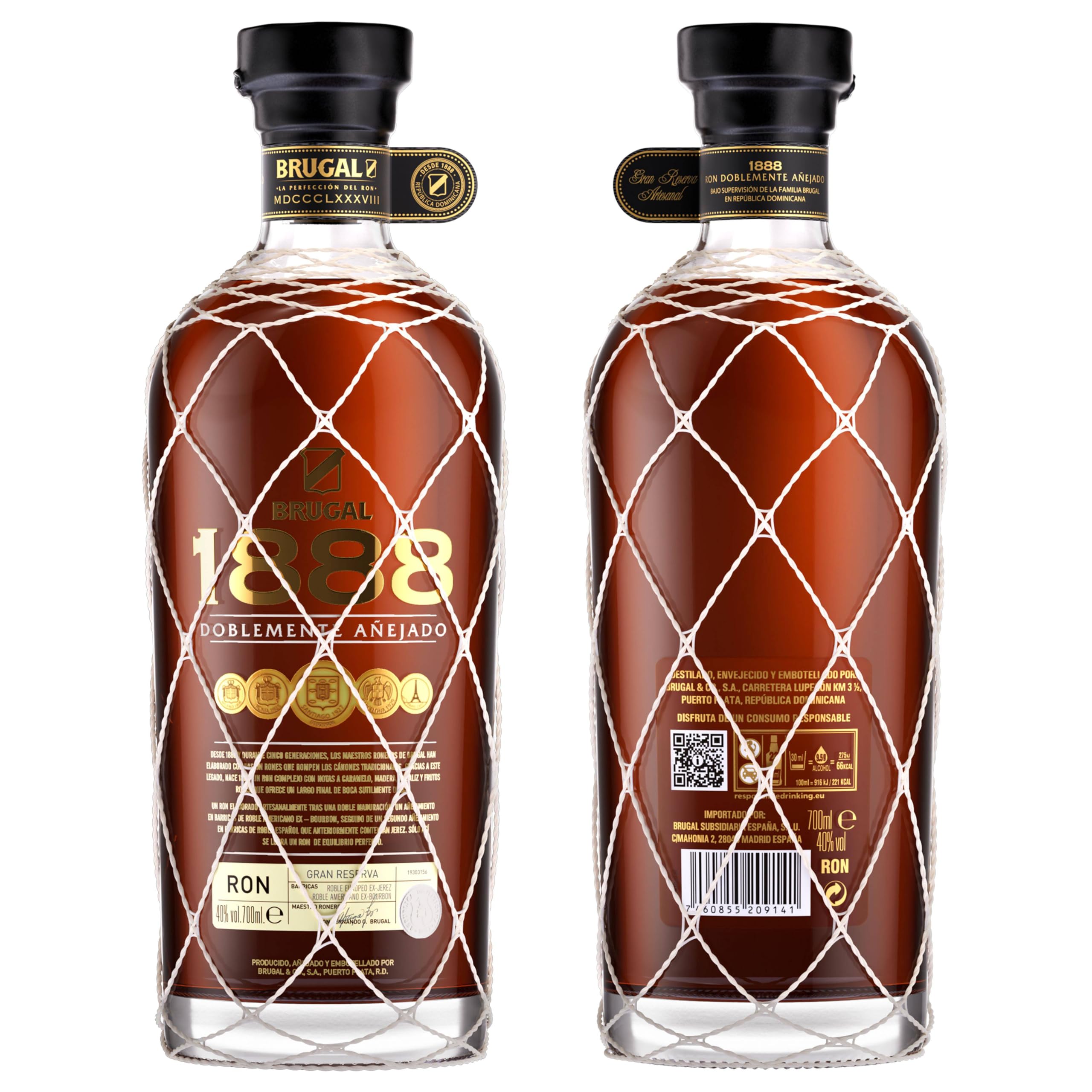 Brugal 1888 Gran Reserva Ron Dominicano Doblemente Añejado 70cl