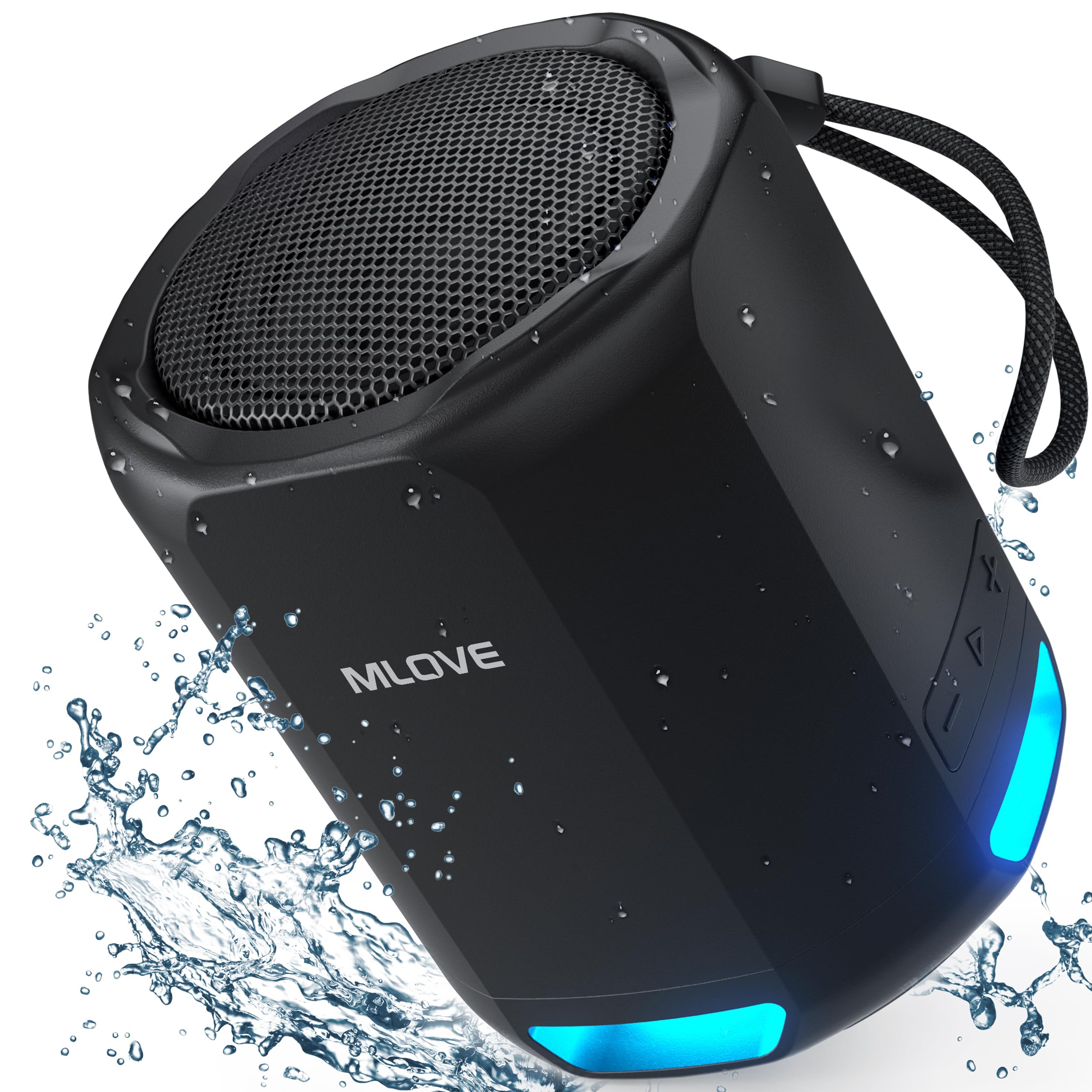 Amazon.com: MLOVE Small Waterproof Bluetooth Speaker, 20W