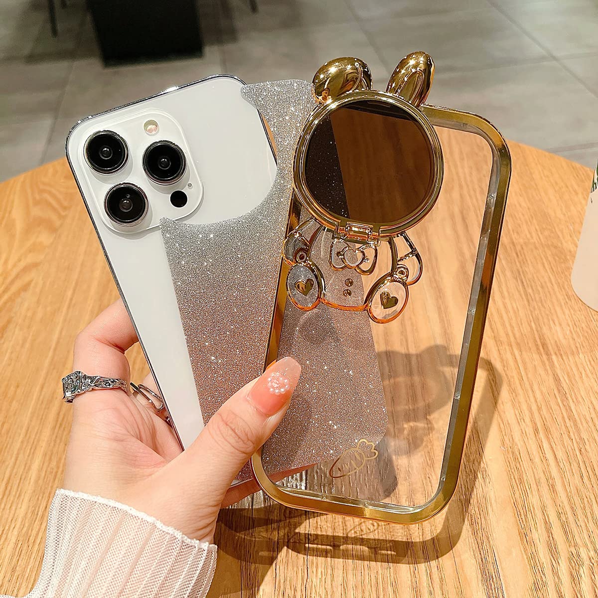 スマホケース　送料無料　可愛い　豪華　金箔　宇宙　hj-004 Amazon.co.jp: QoKcoahn 宇宙飛行士 隠しスタンド スマホケース iPhone