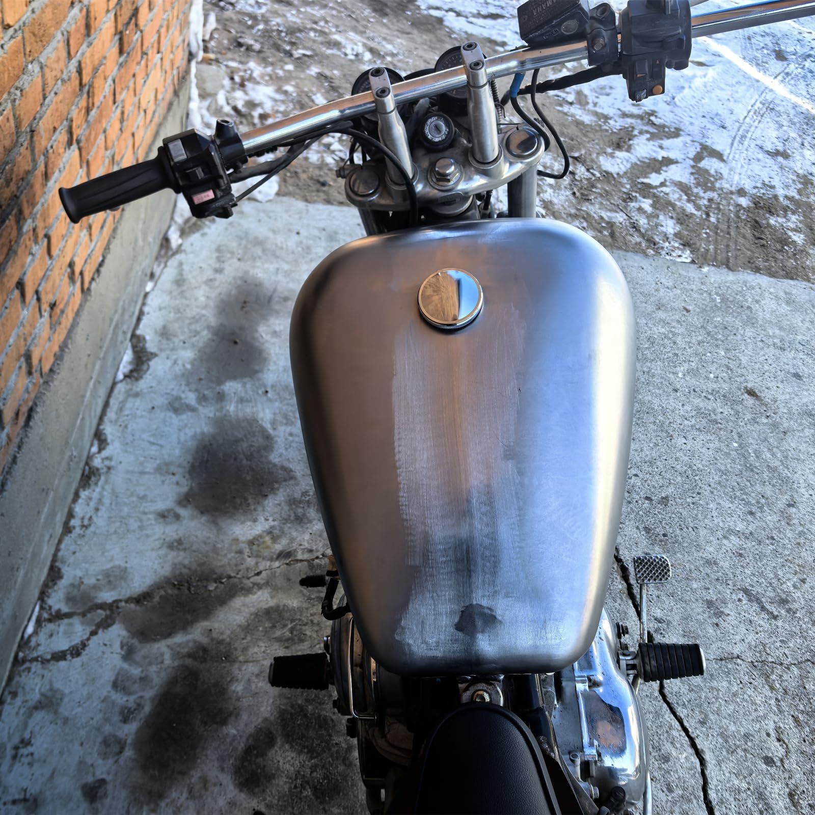 Amazon | YAMAHA Virago 750 XV750用キャップ付き燃料タンクオイル
