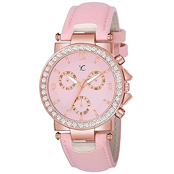 YOUTH CLUB Analogue Pink Dial Girls Watch