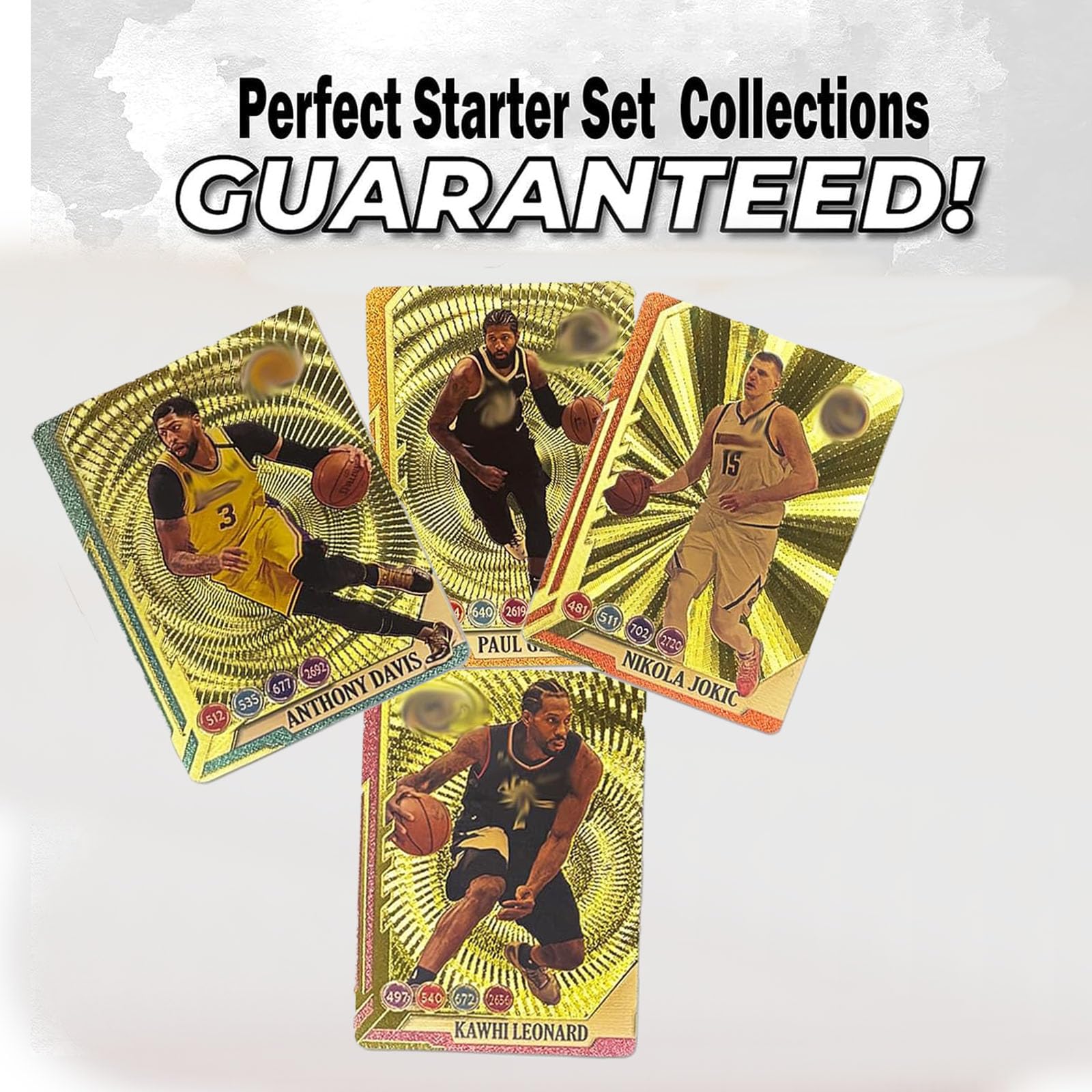 55 Cartas de Basketball Cool, Papel Baloncesto para Niños, Adolescentes y Adultos, Coleccionistas