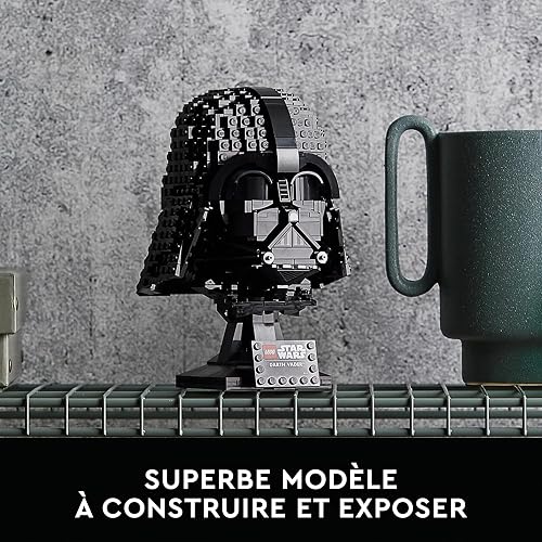 LEGO Star Wars Le Casque de Dark Vador - Kit de Construction - Maquette Adulte de Collection Inspiré du Film - Objet de Décoration et Loisirs Créatifs - Idée Cadeau pour Adultes Hommes et Femmes 75304 - 2
