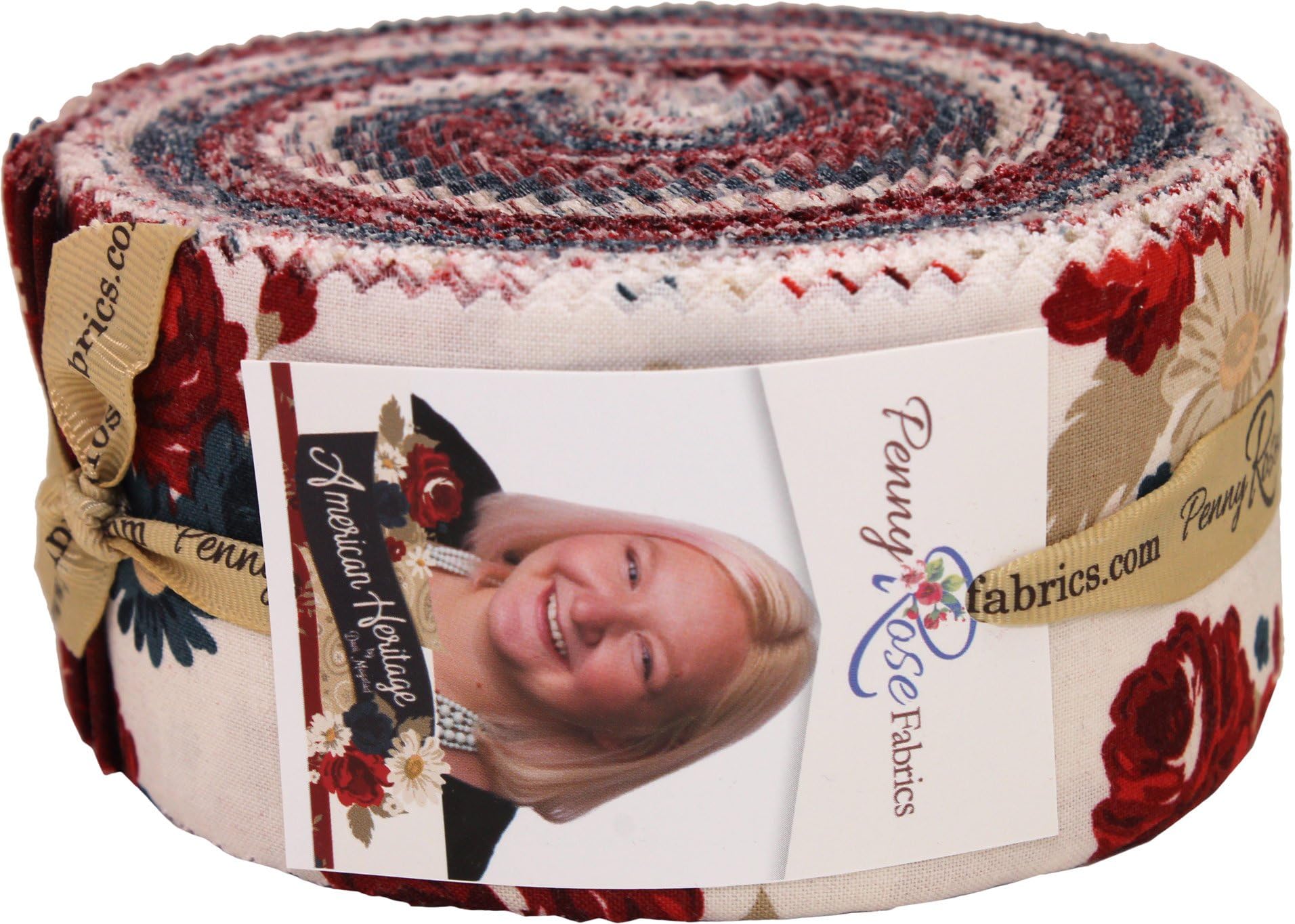 Dani Mogstad American Heritage Rolie Polie 40 2.5-inch Strips Jelly Roll Penny Rose Fabrics