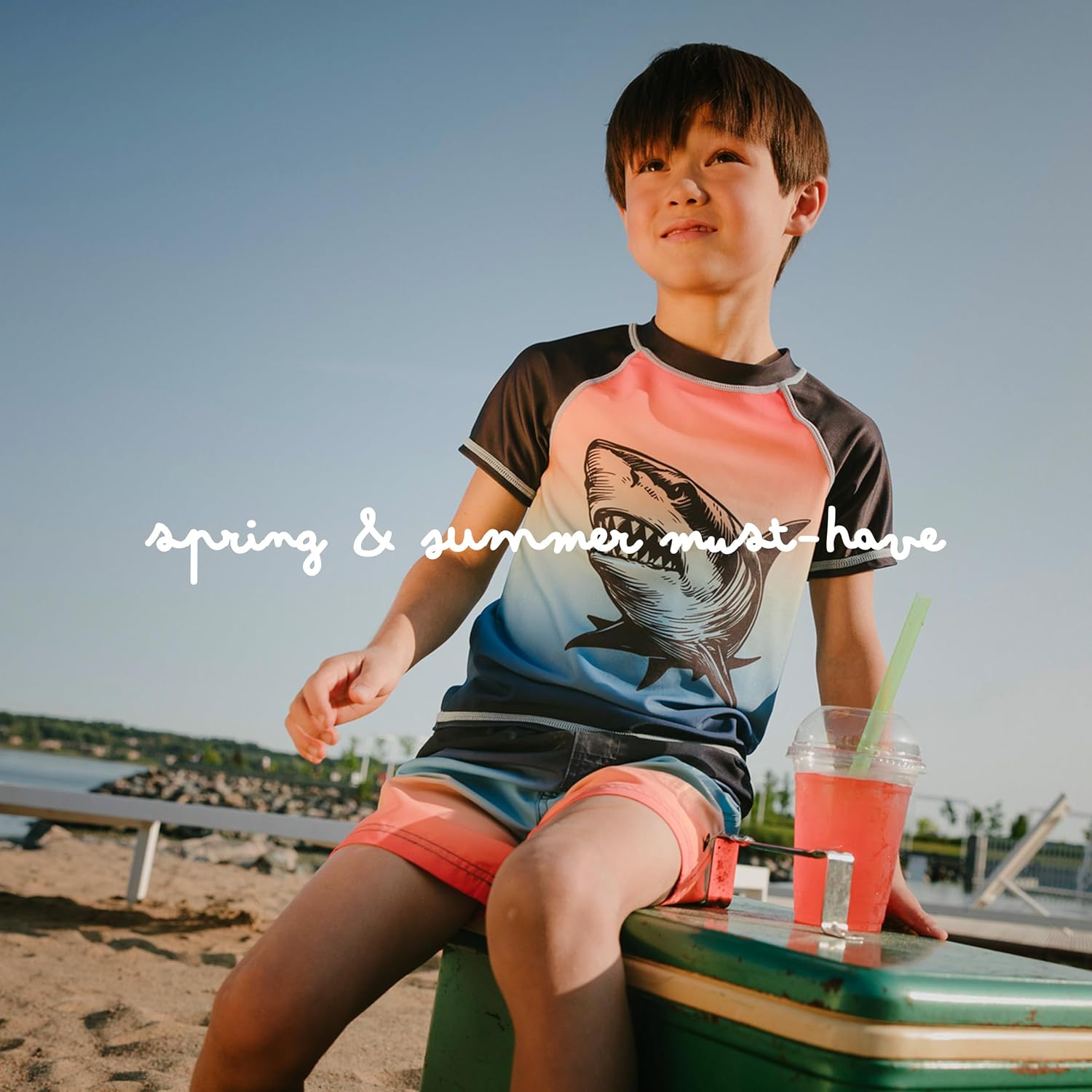 Deux par Deux Boy Swim Trunks