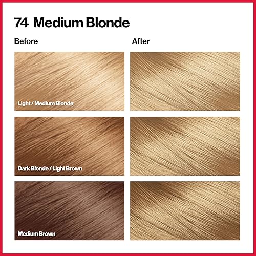 Miniatura 140 de Revlon Colorsilk - Tinte permanente para el cabello, cubre 100% las canas, sin amoníaco, con queratina y aminoácidos, castaño claro 51, 4.4 onzas