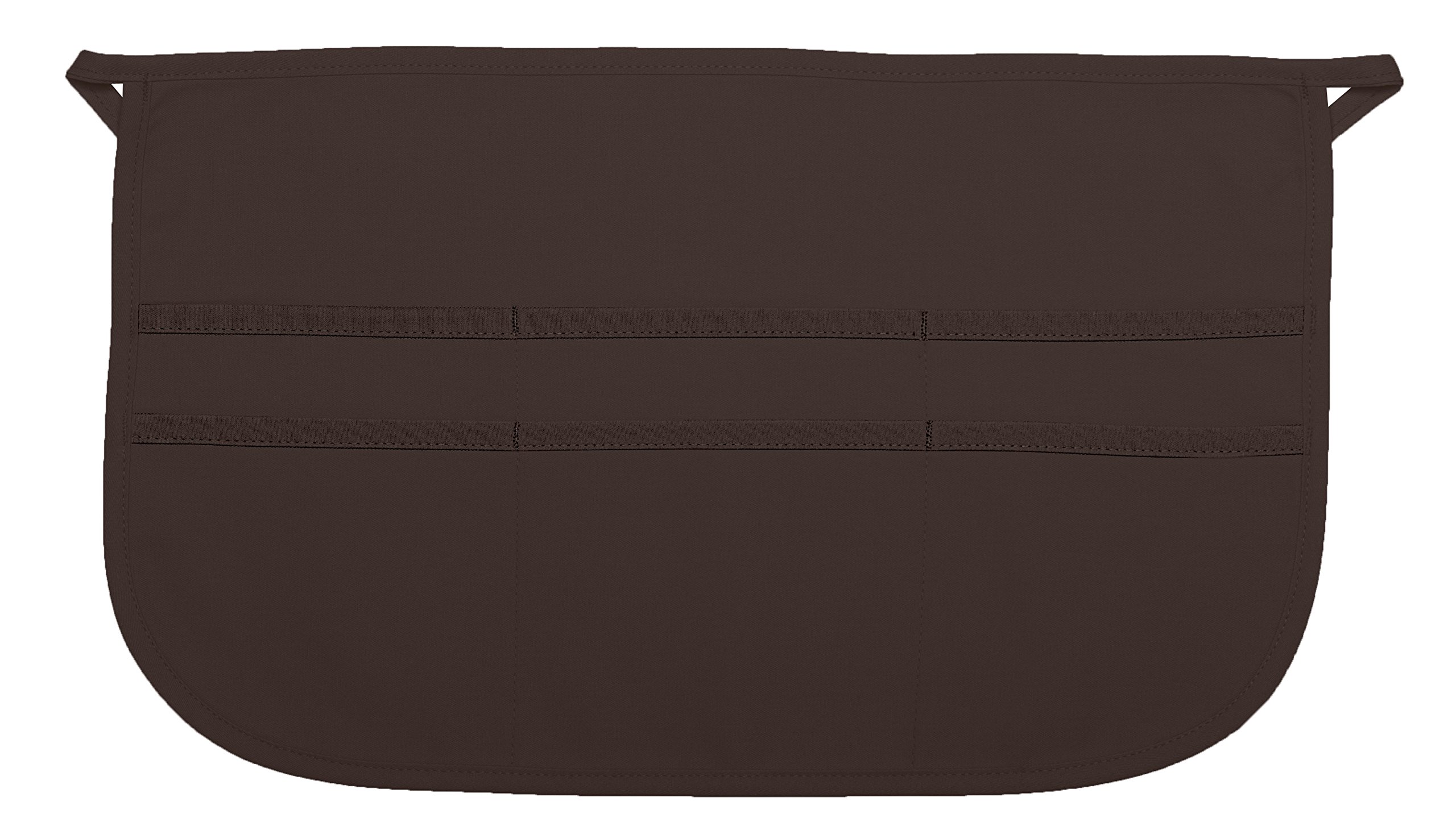 Averill's Sharper Uniforms Six Pocket Waist Apron 6 pocket (Set of 6) Brown