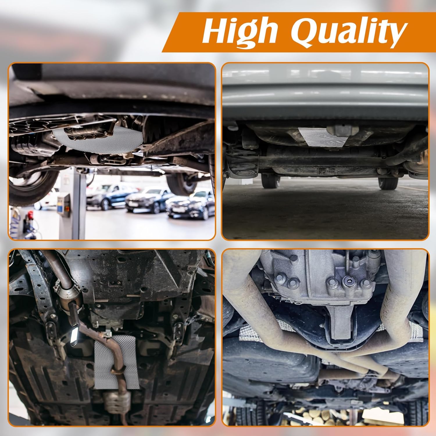 Exhaust Heat Shield Automotive, 15" x 93" Embossed Aluminum Heat Shield Material with 20 Pcs Cable Metal Zip Ties for Fire Wall, Exhaust Wrap, Wall Behind Grill