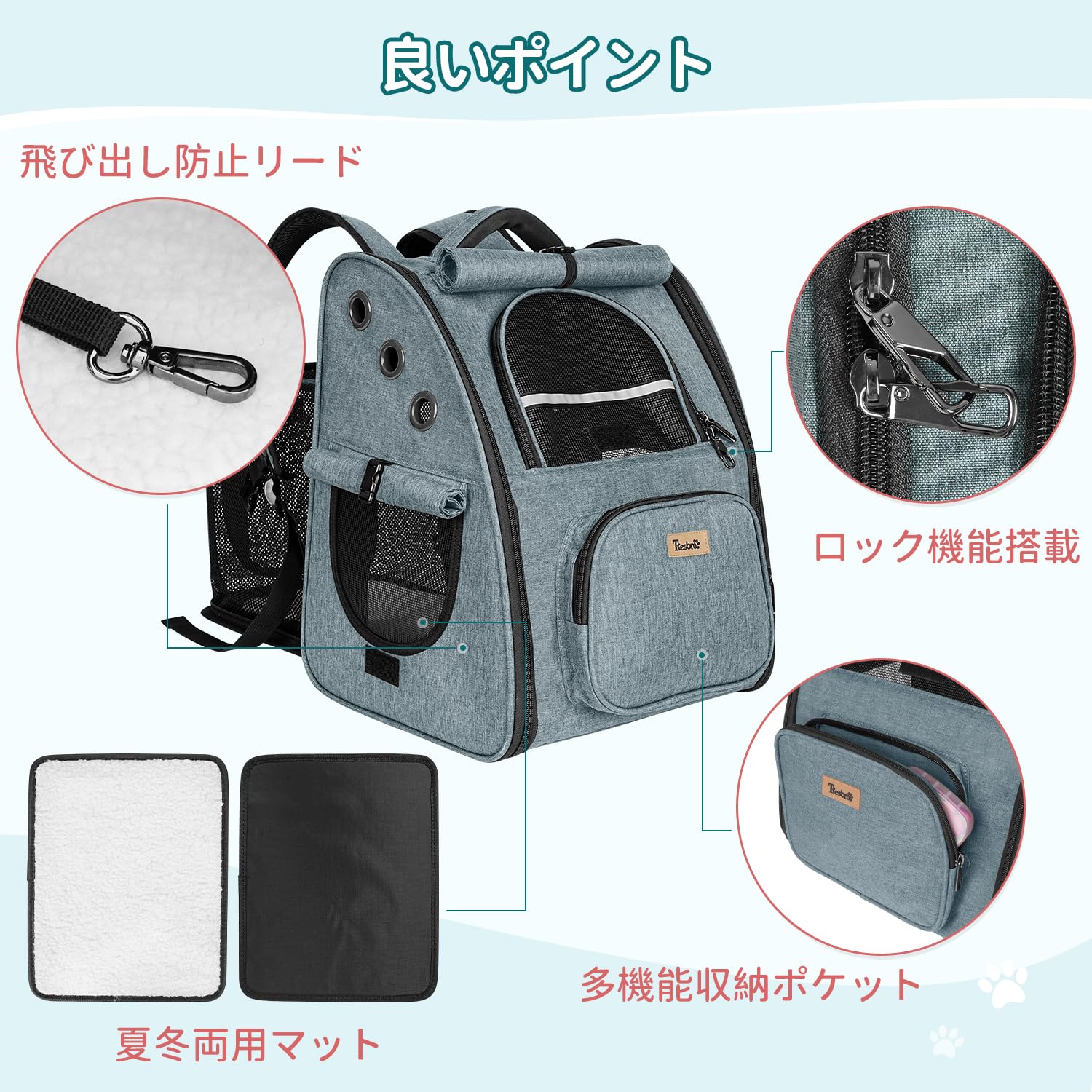 Amazon.co.jp: Chuiendi 猫 キャリーリュック 拡張型 ロック式 犬