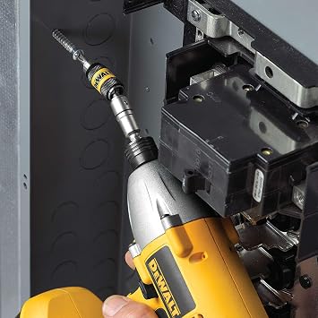 DEWALT Pivoting Impact Driver Bit Tip Holder with Ring (DWPVTHLD)
