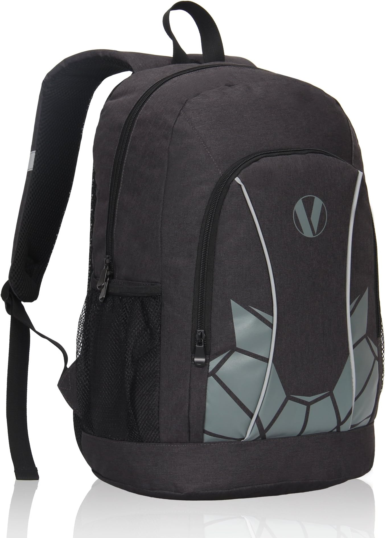 Veegul Luminous School Backpack Teens Glow Bookbag Boys Girls Daypack Black