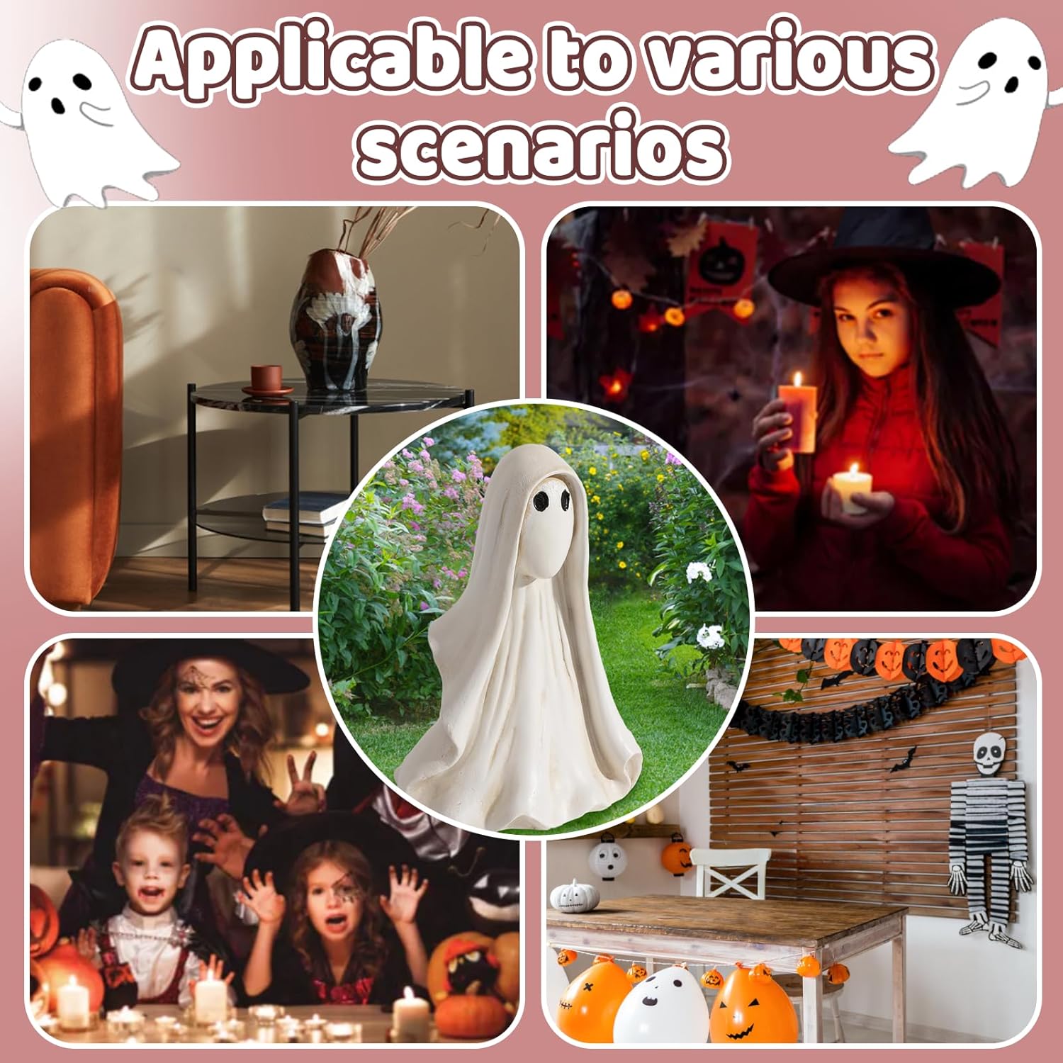 CAFELE Horror Movie Garden Gnomes Horror Killer Ornaments for Outdoor Halloween Decorations Collectibles - Image 8