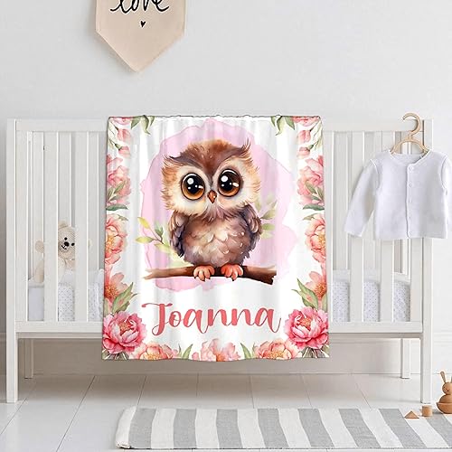 Miniatura 87 de Butterfly Custom Baby Blanket with Name Personalized Baby Blanket for Girl Boy Birthday Chirstmas Gift Customized Baby Receiving Blanket for Newborn