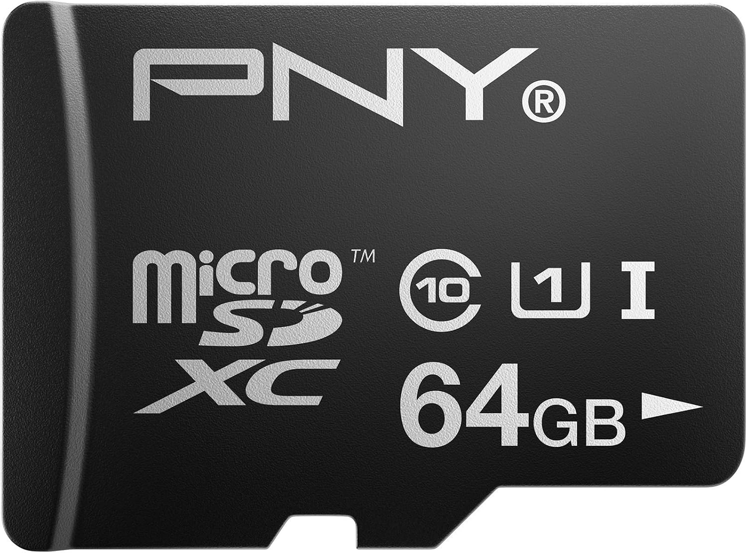 PNY Turbo Performance 64GB High Speed MicroSDXC Class 10 UHS-1 Up to 90MB/sec Flash Card - P-SDUX64U190-GE (Old Model)