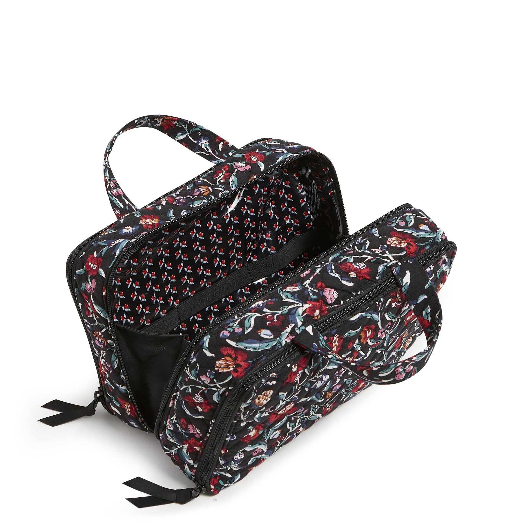 Vera Bradley Ultimativer Reise-Make-up-Organizer aus Baumwolle für Damen