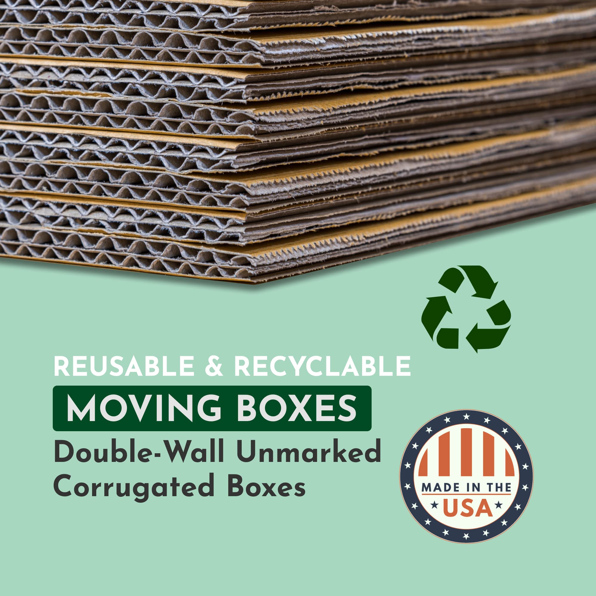 Boîtes rapide Bfhd241818dw double paroi Boîtes en carton ondulé, robuste, 61 x 45,7 x 45,7 cm, pour emballage d'expédition, et en protection, kraft