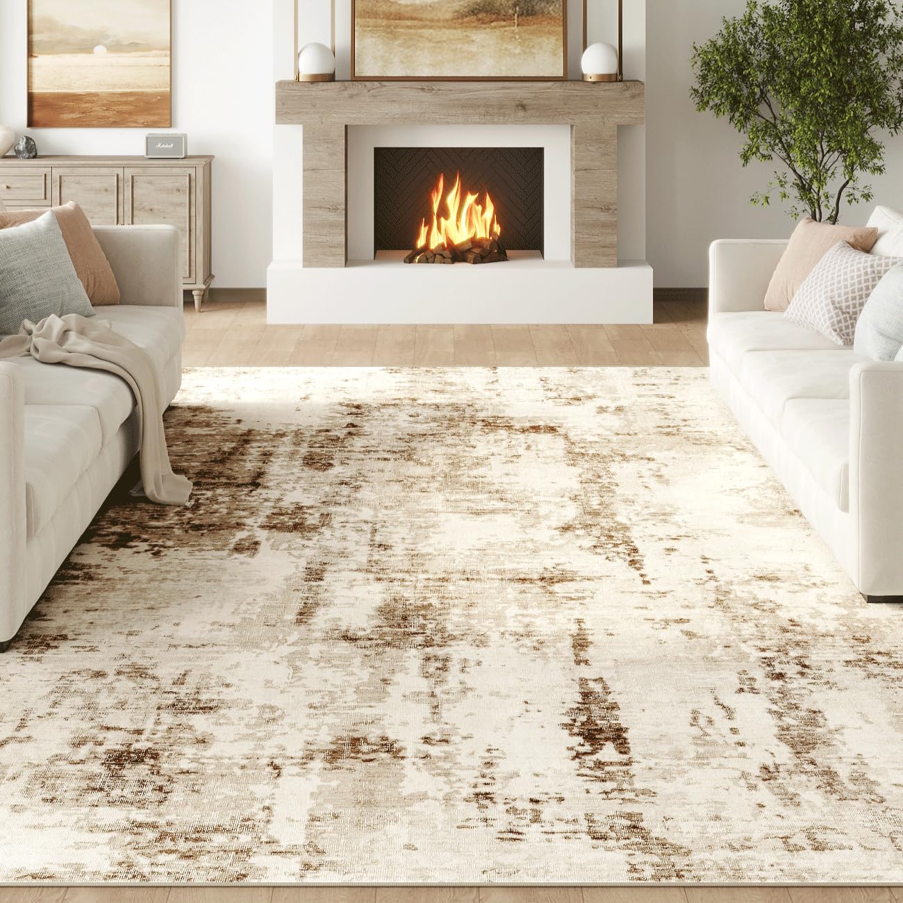 FMFUNCTEX 7x10 Abstract Rug
