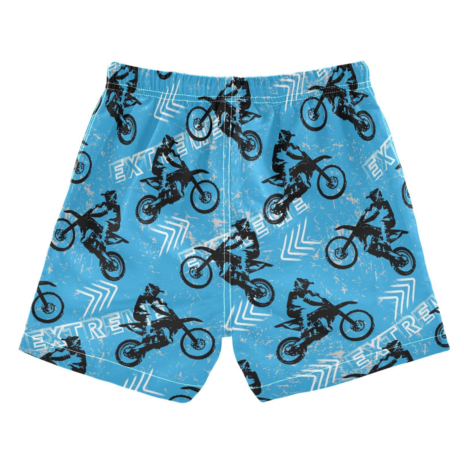 susiyo Boys Swim Trunks Sport Motocross Toddler Swim Shorts Quick Dry Beach Board Shorts Little Boy Bathing Suits Swimwear Small