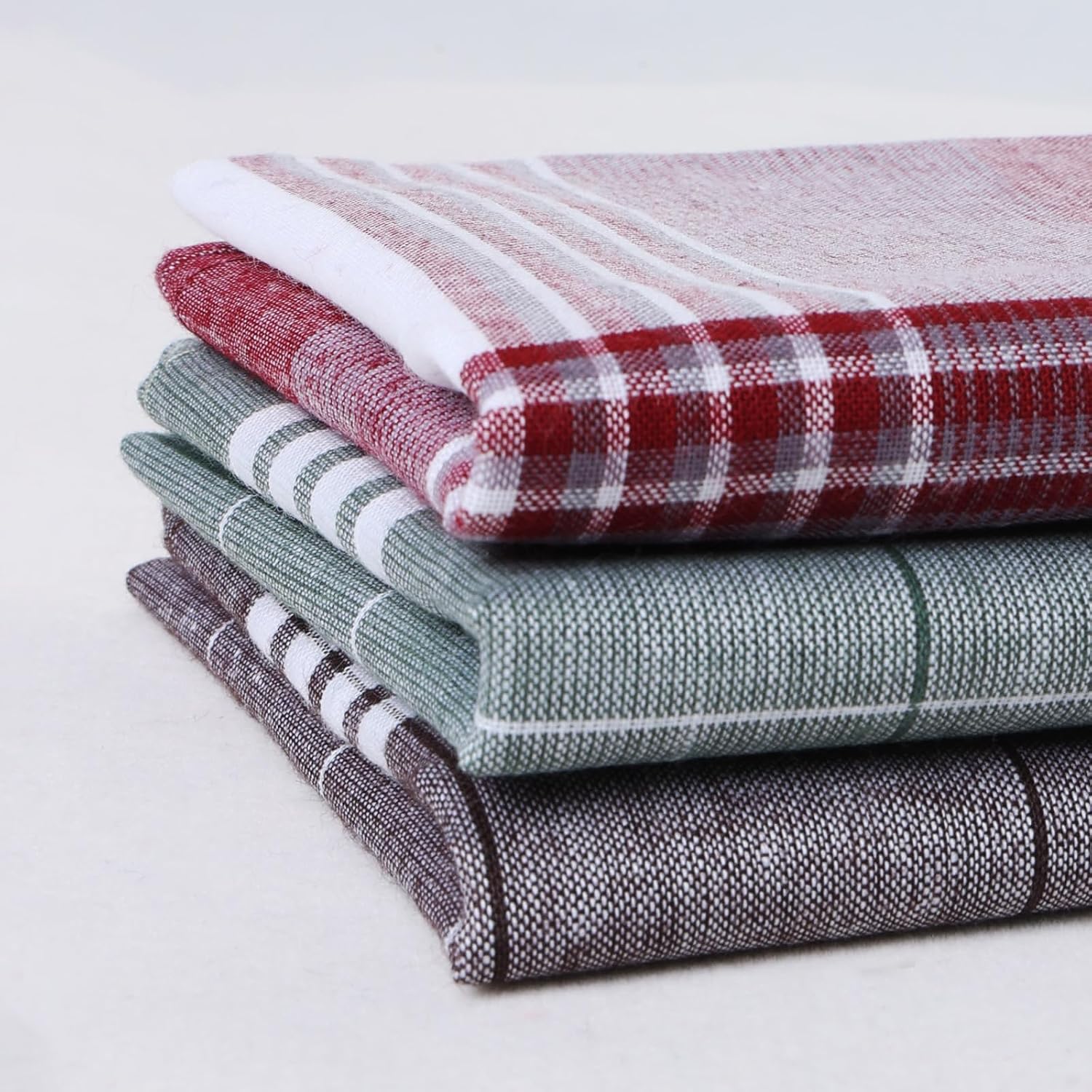12 Pcs Pure Cotton Handkerchief Set for Men
