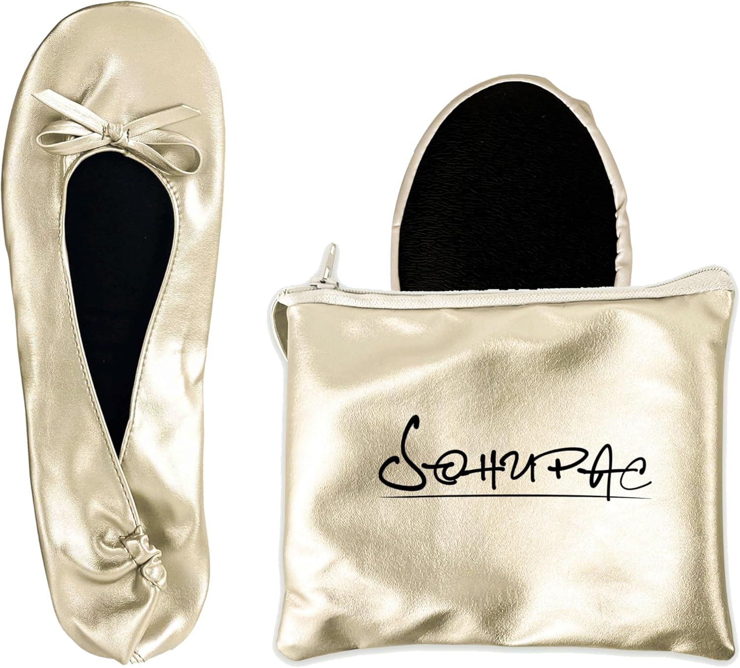 Slippers Rollable Flats Foldable Flats For Women Purse Ballet